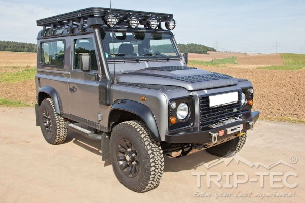 Defender Dachträger UPRACKS 2139 x 1477 mm Aluminium schwarz