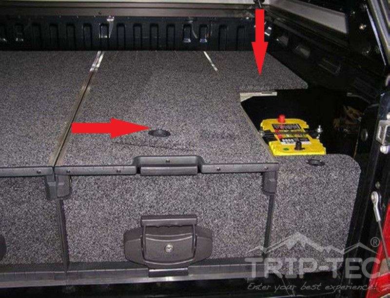 Abdeckung seitlich Schubladensystem für VW AMAROK